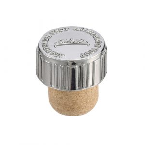 Zamak bottle stopper with 3D embossing Zamak drinks stopper with custom 3D branding and embossing